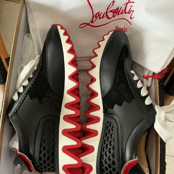 Louboutin Donna red sole sneakers - Picture 1 of 6